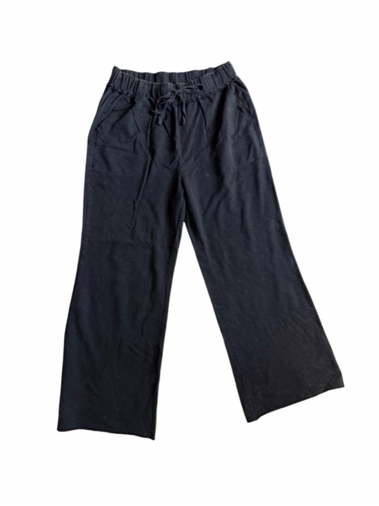 white birch Pants - White Birch Black Wide Leg Lounge Pants